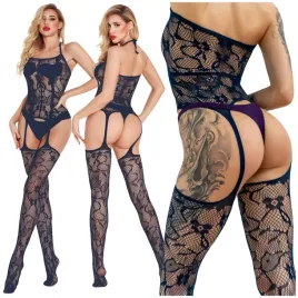 sexy-body-damskie-koronkowe-granatowe-seksowna-bielizna-damska-uniwersalny