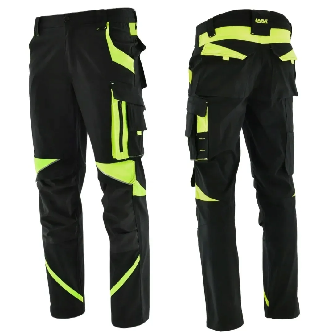 ubranie-robocze-spodnie-komplet-polar-odblaski-zestaw-koszulka-bhp