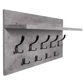 wieszak-scienny-panelowy-z-polka-loftowy-mocne-haki-65x40cm-beton-millenium