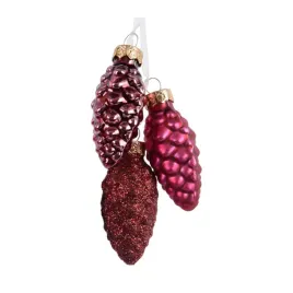 mini-male-zawieszki-bombki-szyszki-szklane-do-stroikow-x3-bordowe-6cm