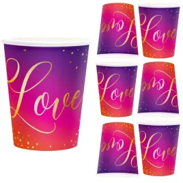 kubki-papierowe-rozowo-fioletowe-love-220ml-6szt