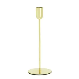 swiecznik-zloty-prosty-elegancki-dekoracyjny-polyskujacy-metalowy-22m
