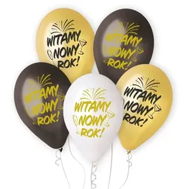 balony-lateksowe-witamy-nowy-rok-zlote-czarne-sylwester-5szt-33cm