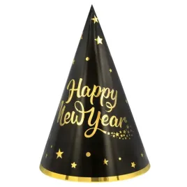 czapeczki-papierowe-sylwestrowe-czarno-zlote-happy-new-year-na-gumce-6szt