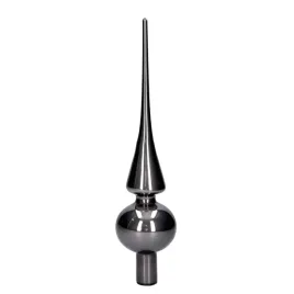 szpic-czubek-choinkowy-szklany-czarny-szary-polyskujacy-na-choinke-26cm