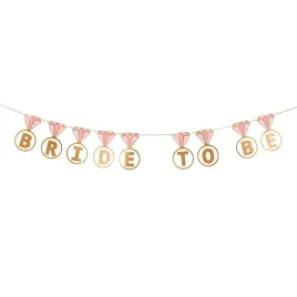 baner-girlanda-pierscionki-rozowo-zlota-bride-to-be-na-wieczor-panienski