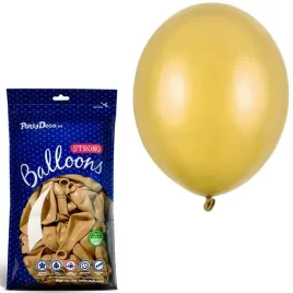 balony-lateksowe-27-cm-metaliczne-zloto-100szt