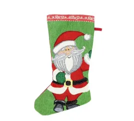 skarpeta-na-prezenty-zielona-ze-swietym-mikolajem
