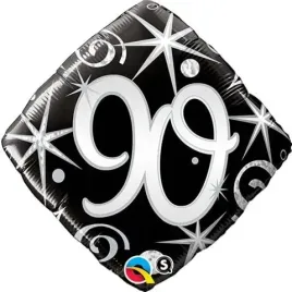 balon-foliowy-czarny-dekoracja-ozdoba-90-lat
