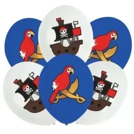 balony-lateksowe-mapa-piratow-statek-piracki-6szt
