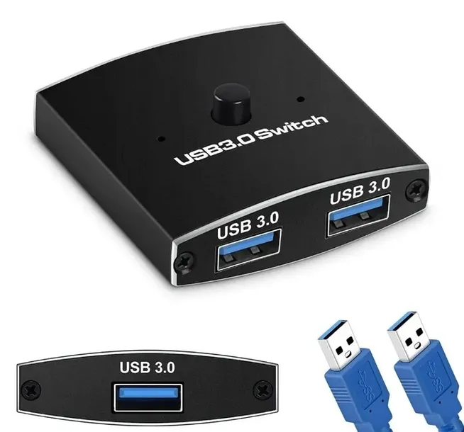 przelacznik-switch-kvm-usb-hub-3-0-dwa-komputery-stan-nowy