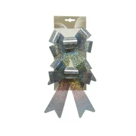 kokardy-na-choinke-prezent-srebrne-19cm-2sztuki