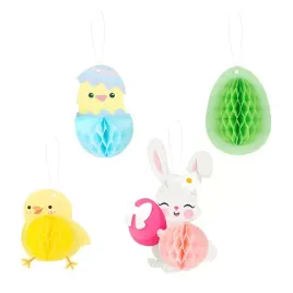 dekoracje-wielkanocne-jajko-kurczak-zajac-plaster-miodu-4szt