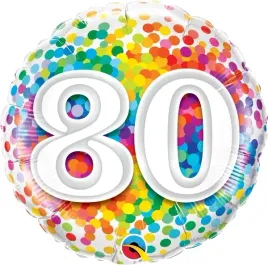 balon-foliowy-kolorowe-konfetti-80-urodziny-ozdoba