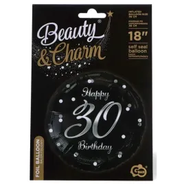 balon-foliowy-30-urodziny-czarny-srebrny-nadruk