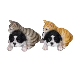 figurka-dekoracyjna-piesek-z-rudym-szarym-kotkiem