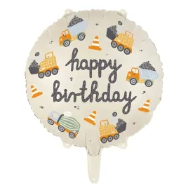 balon-foliowy-urodzinowy-okragly-kremowy-pojazdy-budowlane-auta-45cm