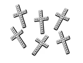 dekoracja-krzyz-srebrny-komunia-chrzest-dekoracja