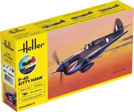 heller-56266-starter-set-curtiss-p-40-kitty-hawk-1-72