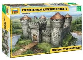 1-72-medieval-stone-fortress-sredniowieczny-zamek