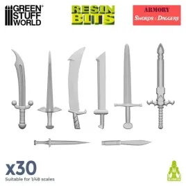 3d-printed-set-swords-and-daggers-miecze-i-sztylety-30-szt