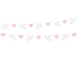 girlanda-baner-papierowa-biale-golabki-rozowe-serca-komunia-chrzest-150cm