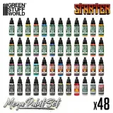 green-stuff-starter-mega-paint-set-48-x-17ml-marka-green-stuff-world