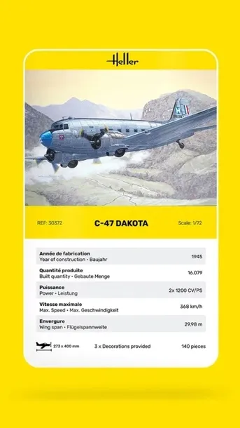 heller-30372-c-47-dakota-1-72-stan-nowy