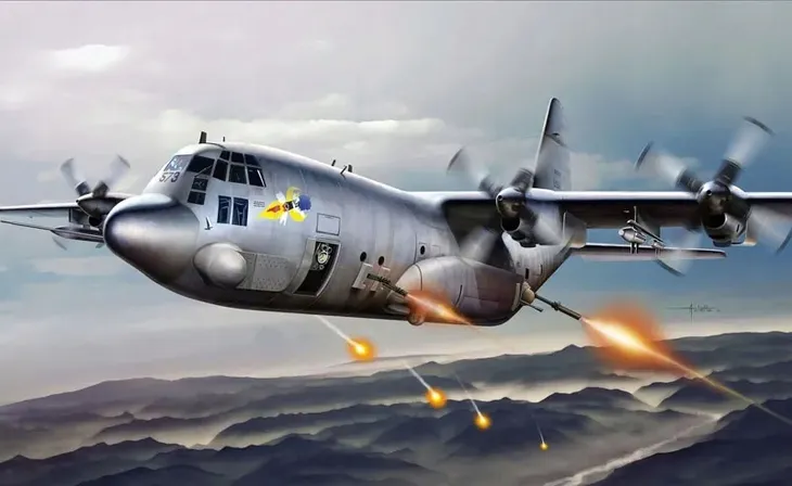 1-72-gunship-lockheed-ac-130h-spectre-marka-italeri-model-1310
