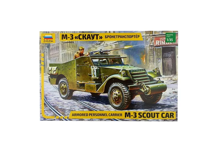 1-35-m3-scout-armored-car-marka-zvezda-stan-nowy