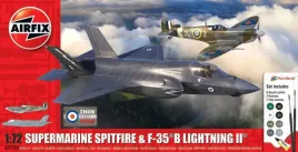 airfix-starter-set-spitfire-lightning-ii-1-72