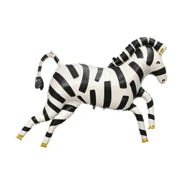 balon-foliowy-bialo-czarna-zebra-zwierzatko-safari-duza-115m