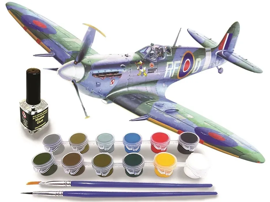 spitfire-mk-vb-1-72-farbki-2-pedzelki-klej