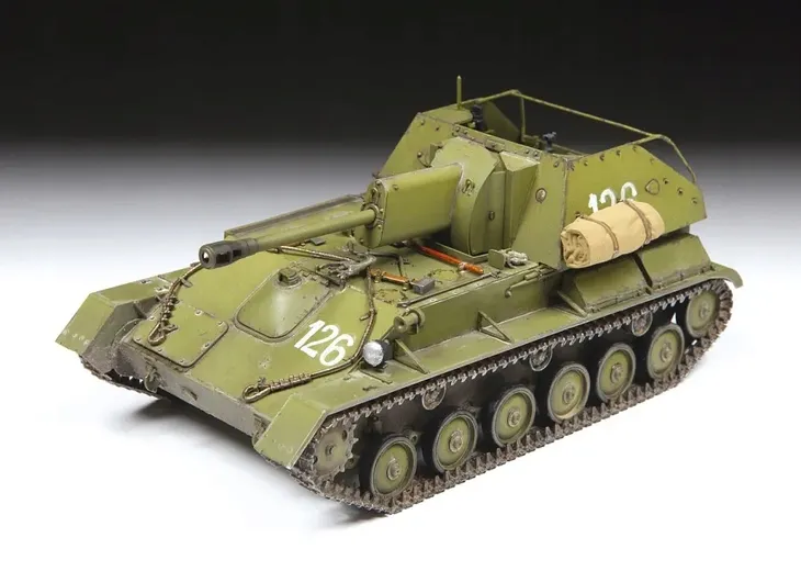 1-35-su-76-soviet-self-propelled-gun-marka-zvezda-model-su-76