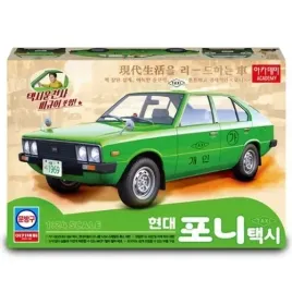 academy-15140-hyundai-pony-gen-1-taxi-1-24