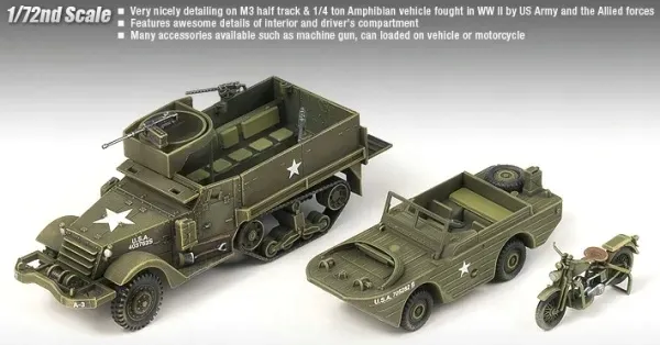 academy-13408-m3-halftrack-amfibia-motocykl-1-72