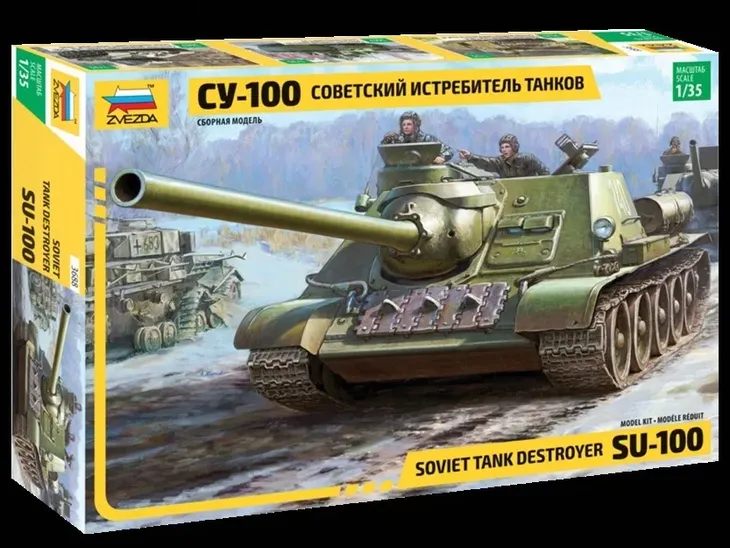 1-35-soviet-tank-destroyer-su-100-okres-ii-wojna-swiatowa