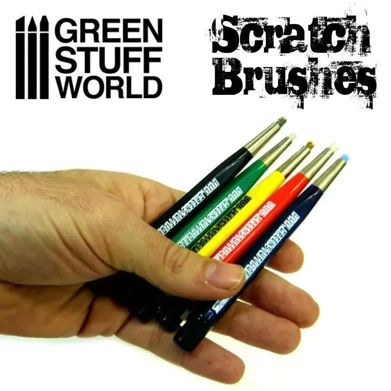 green-stuff-scratch-brush-set-pedzelki-5-szt-stan-nowy