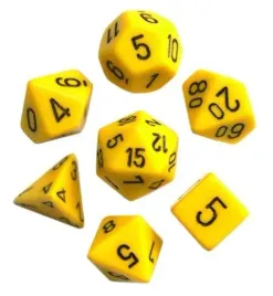 kosci-rpg-matowe-zolte-zestaw-7-szt