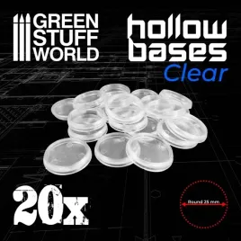 hollow-plastic-bases-transparent-podstawki-25mm