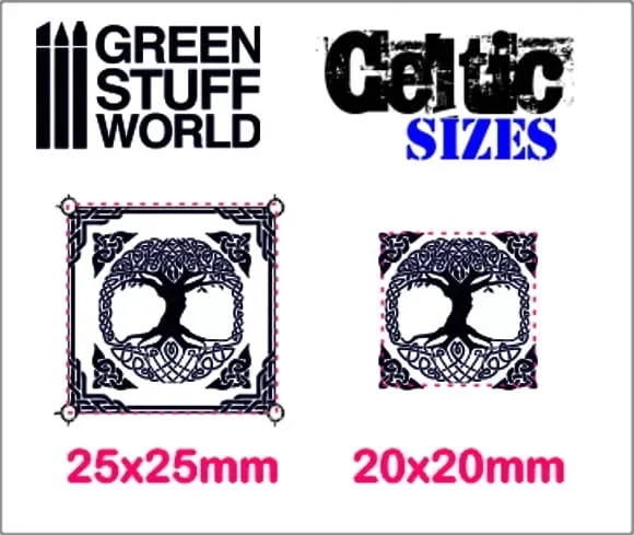 rolling-pin-celtic-walek-do-odciskania-miniaturowych-tekstur-nazwa-green-stuff-world-rolling-pin-celtic-stan-nowy