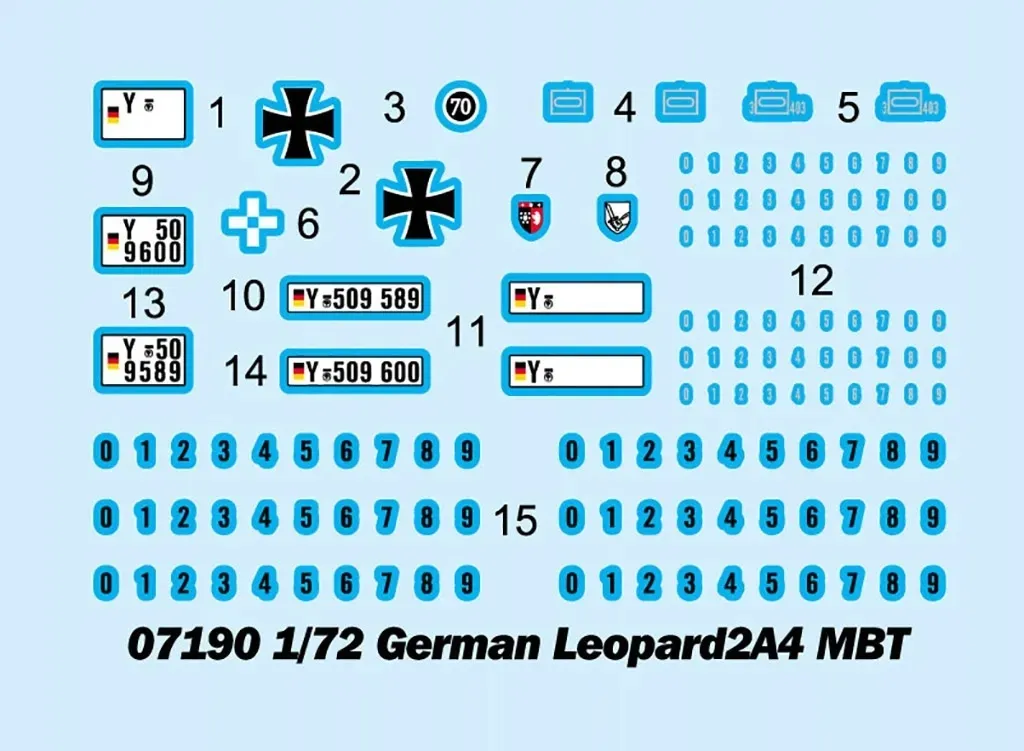 trumpeter-07190-german-leopard-2-a4-mbt-1-72