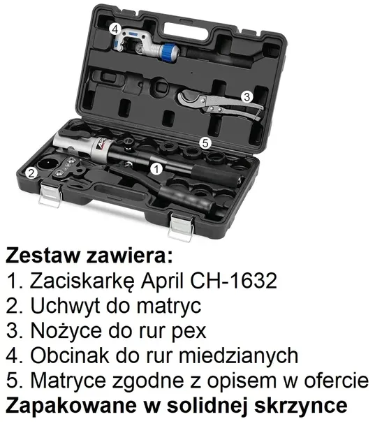 zaciskarka-prasa-hydrauliczna-kabli-stal-miedz-pex-april-ch-1632-cechy-dodatkowe-antyposlizgowe-raczki-obracana-glowica-wymienne-szczeki