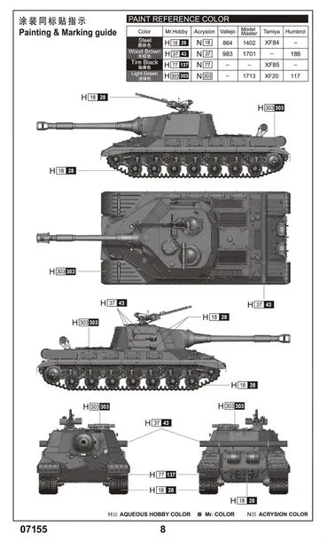 trumpeter-07155-soviet-object-268-1-72-okres-ii-wojna-swiatowa