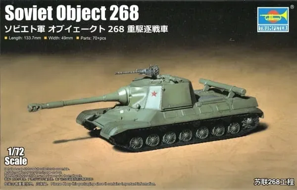 trumpeter-07155-soviet-object-268-1-72-okres-ii-wojna-swiatowa-stan-nowy