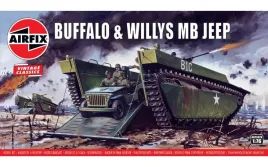 airfix-02302v-buffalo-and-willys-mb-jeep-1-76