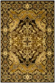 dywan-klasyczny-aztecki-tani-ornamentowy-brazowy-bezowy-gold-60x110-cm