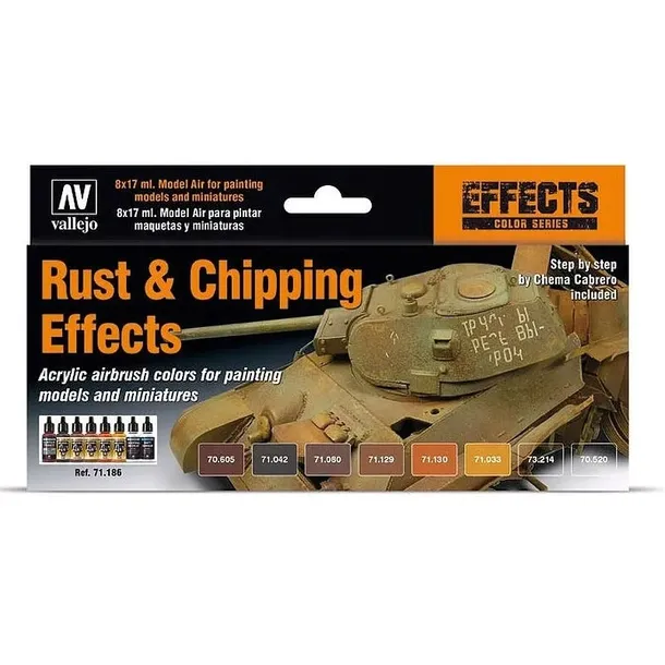 vallejo-71186-zestaw-8-farb-model-air-rust-and-chipping-marka-vallejo