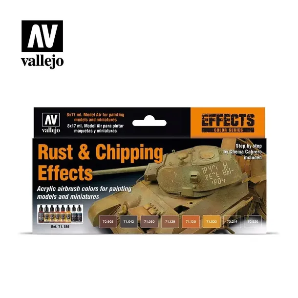 vallejo-71186-zestaw-8-farb-model-air-rust-and-chipping-marka-vallejo
