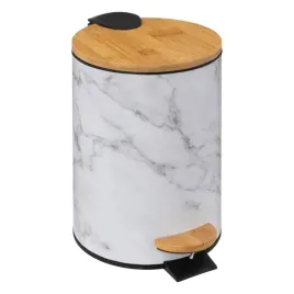 wolnostojacy-smietnik-do-lazienki-z-pedalem-3l-bialy-marmur-kosz-na-smieci